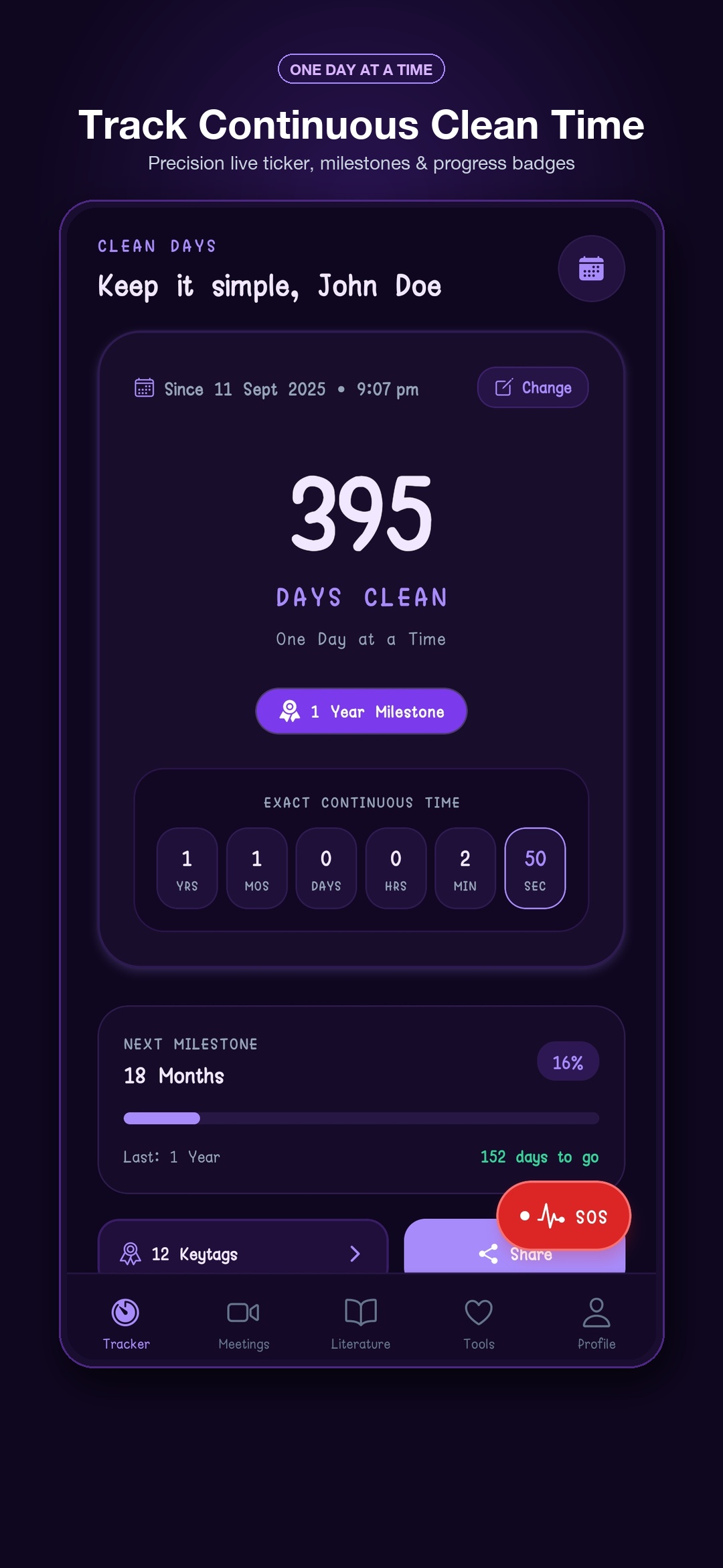 Clean Days Screen Preview